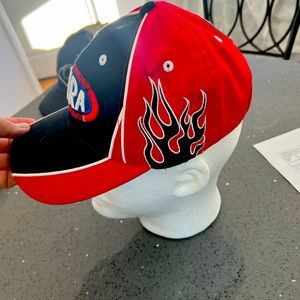 NHRA championship nitro kid red black racing hat youth adjustable fit